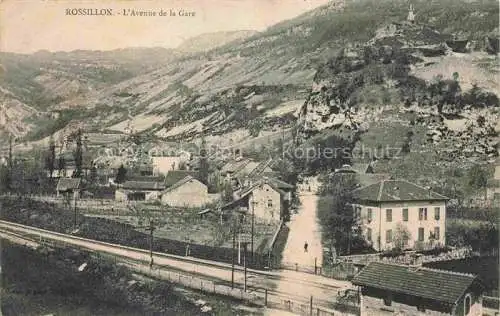 AK / Ansichtskarte Rossillon Belley 01 Ain Avenue de la Gare