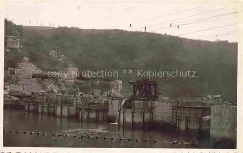 AK / Ansichtskarte Genissiat Nantua 01 Ain Barrage vue amont lac et tours de prises d'eau