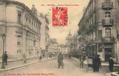 AK / Ansichtskarte BOURG -EN BREssE 01 Ain Avenue Alsace-Lorraine