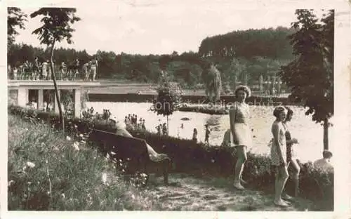 AK / Ansichtskarte Hermanuv Mestec Hermannstaedtel CZ Koupaliste Schwimmbad