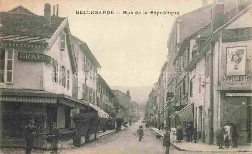 AK / Ansichtskarte Bellegarde-sur-Valserine Nantua 01 Ain Rue de la République