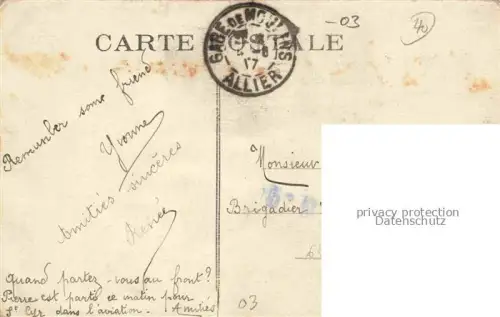 AK / Ansichtskarte Moulins  03 Allier Rue Régemortes