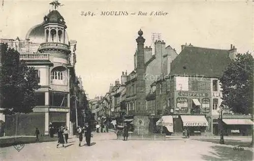 AK / Ansichtskarte Moulins  03 Allier Rue d'Allier
