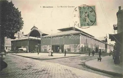 AK / Ansichtskarte Moulins  03 Allier Le Marché Couvert