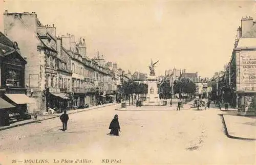AK / Ansichtskarte Moulins  03 Allier Place d'Allier Monument
