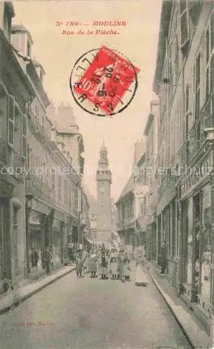 AK / Ansichtskarte Moulins  03 Allier Rue de la Flèche