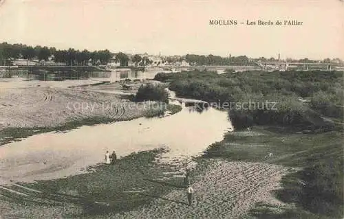 AK / Ansichtskarte Moulins  03 Allier Les bords de l'Allier
