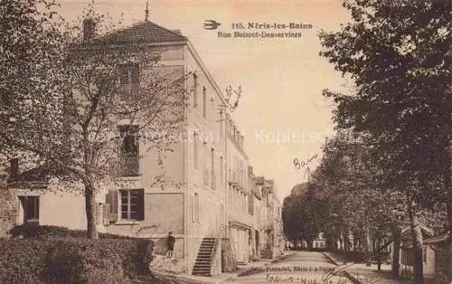 AK / Ansichtskarte Neris-les-Bains Montlucon 03 Allier Rue Boisrot-Desserviers