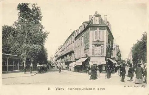 AK / Ansichtskarte VICHY 03 Allier Rue Cunin-Gridaine et le parc