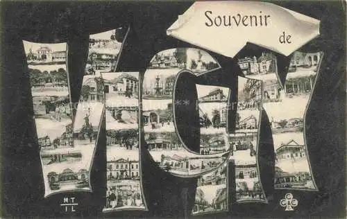 AK / Ansichtskarte VICHY 03 Allier Souvenir de la ville Schriftzug