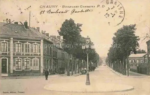 AK / Ansichtskarte Chauny LAON 02 Aisne Boulevard Gambetta