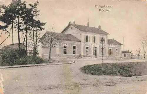 AK / Ansichtskarte Guignicourt-sur-Aisne LAON 02 Aisne Bahnhof Feldpost