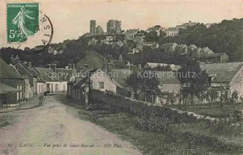 AK / Ansichtskarte LAON 02 Aisne Vue prise de Saint-Marcel