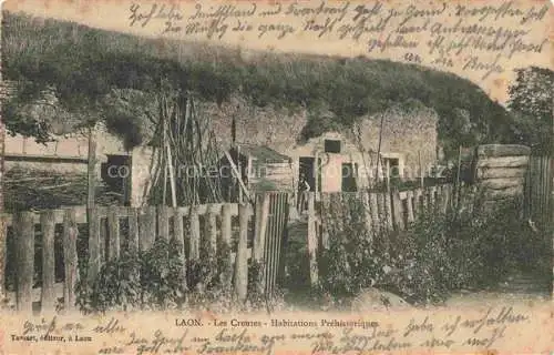 AK / Ansichtskarte LAON 02 Aisne Les Creutes Habitations Préhistoriques