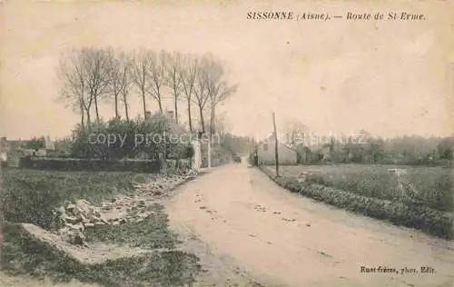AK / Ansichtskarte Sissonne LAON 02 Aisne Route de St. Erme