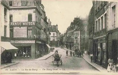 AK / Ansichtskarte LAON 02 Aisne Rue du Bourg