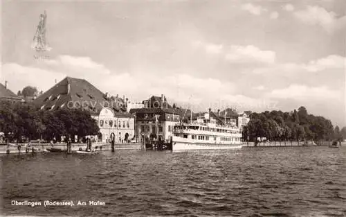 AK / Ansichtskarte ueberlingen Bodensee BW Am Hafen