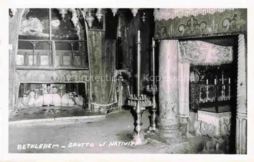 AK / Ansichtskarte Bethlehem  Yerushalayim Israel Grotto of Nativity