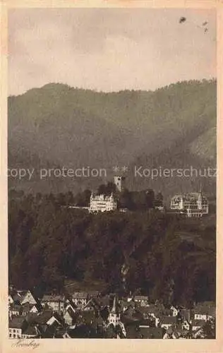AK / Ansichtskarte Hornberg  Schwarzwald mit Schlosshotel