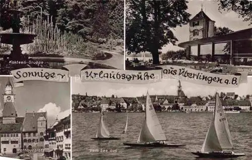 AK / Ansichtskarte ueberlingen Bodensee BW Kakteen Kurhalle Rathausplatz Seeblick