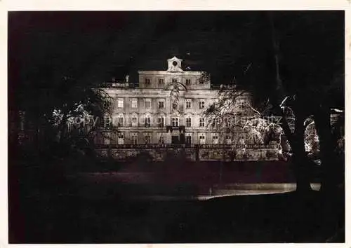 AK / Ansichtskarte LUDWIGSBURG  BW Gartenschau Bluehendes Barock Abendbeleuchtung des Alten Corps de Logis