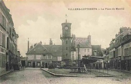 AK / Ansichtskarte Villers-Cotterets SOIssONS 02 Aisne Place du Marché