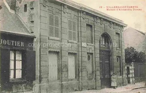 AK / Ansichtskarte Villers-Cotterets SOIssONS 02 Aisne Maison d'Alexandre Dumas