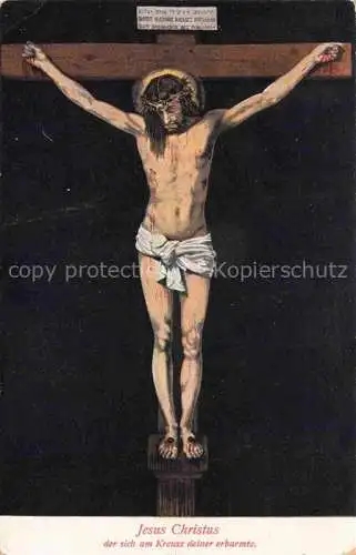 AK / Ansichtskarte COMO  Lago di Como Lombardia IT Jesus Christus am Kreuz Missions des Indes Mslianico