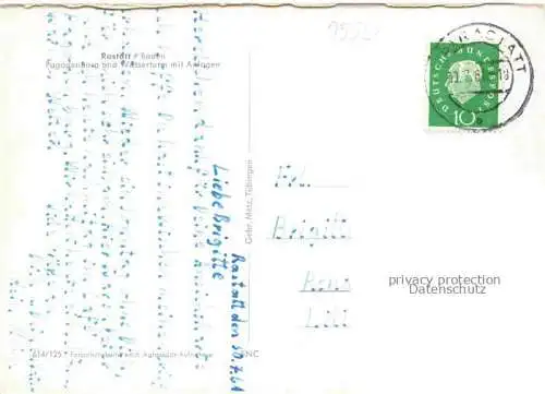 AK / Ansichtskarte RASTATT Baden BW Pagodenburg mit Wasserturm