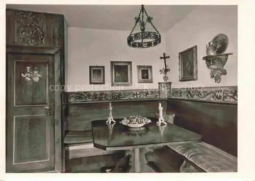 AK / Ansichtskarte MEERSBURG Bodensee BW Wappenzimmer im Fuerstenhaeusle