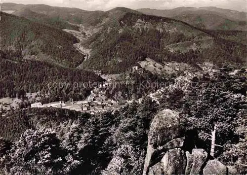 AK / Ansichtskarte Hornberg  Schwarzwald Blick vom Windeckfelsen auf Hornberg und Offenbachtal