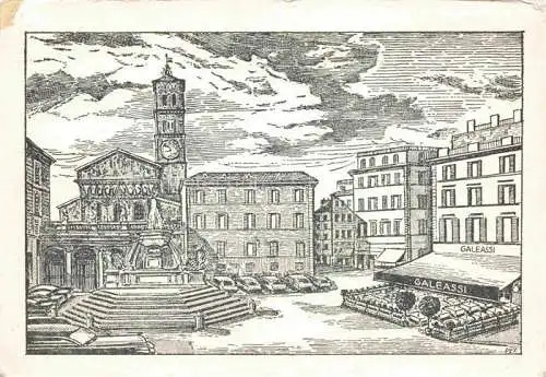 AK / Ansichtskarte ROMA  Rom Lazio IT Ristorante Galeassi Piazza S Maria