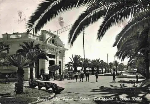 AK / Ansichtskarte Loano Liguria IT Passeggiata e Bagni Doria