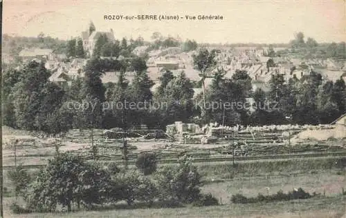 AK / Ansichtskarte Rozoy-sur-Serre LAON 02 Aisne Vue generale