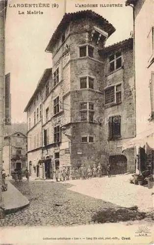 AK / Ansichtskarte Largentiere 07 Ardeche La Mairie