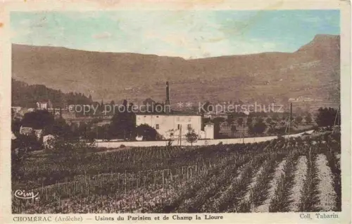 AK / Ansichtskarte Chomerac Privas 07 Ardeche Usines du Parisien et de Champ la Lioure