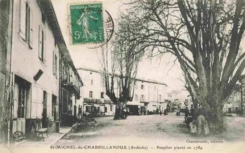 AK / Ansichtskarte St-Michel-de-Chabrillanoux Privas 07 Ardeche Peuplier plante en 1789