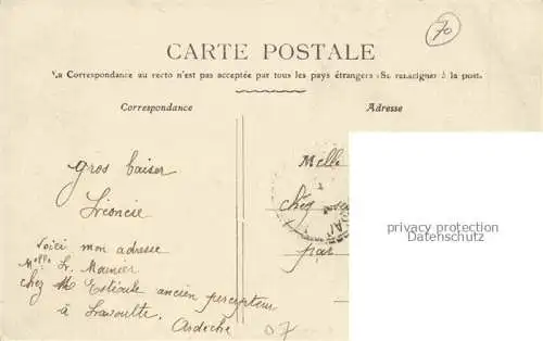 AK / Ansichtskarte St-Michel-de-Chabrillanoux Privas 07 Ardeche Peuplier plante en 1789
