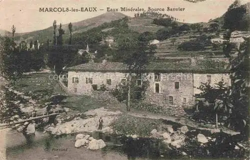 AK / Ansichtskarte Marcols-les-Eaux Privas 07 Ardeche Eaux Minerales Source Sanvier