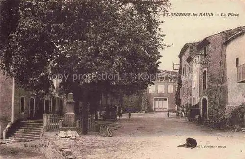 AK / Ansichtskarte St-Georges-les-Bains Privas 07 Ardeche La Place