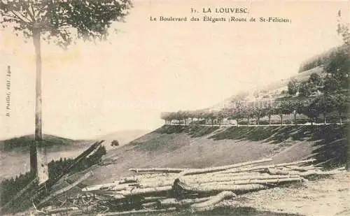 AK / Ansichtskarte La Louvesc Tournon 07 Ardeche Le Boulevard des Elegants 