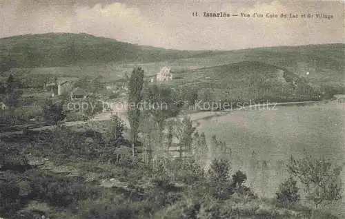 AK / Ansichtskarte Issarles Largentiere 07 Ardeche Vue d'un Coin du Lac et du Villages
