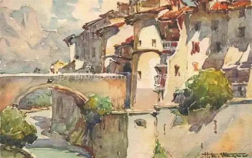 AK / Ansichtskarte Entrevaux Castellane 04 Alpes-de-Haute-Provence Illustration