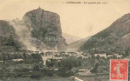 AK / Ansichtskarte Castellane 04 Alpes-de-Haute-Provence Vue generale