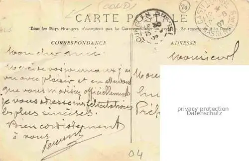 AK / Ansichtskarte Castellane 04 Alpes-de-Haute-Provence Vue generale