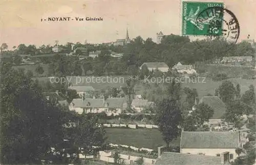 AK / Ansichtskarte Noyant-d Allier Moulins 03 Allier Vue generale