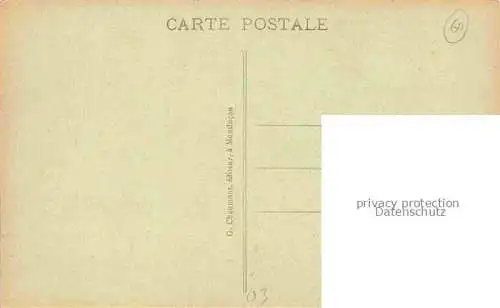 AK / Ansichtskarte Commentry Montlucon 03 Allier Route de Neris