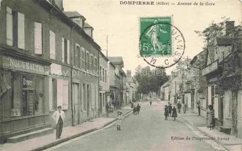 AK / Ansichtskarte Dompierre-sur-Besbre Moulins 03 Allier Avenue de la Gare