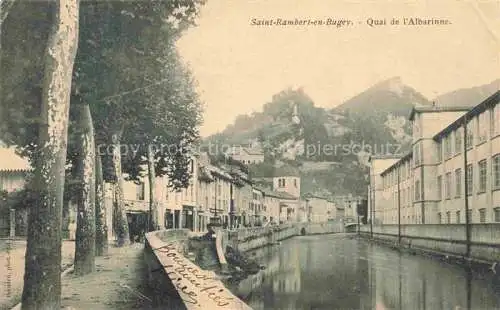 AK / Ansichtskarte Saint-Rambert-en-Bugey Belley 01 Ain Quai de l'Albarinne