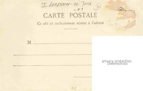 AK / Ansichtskarte St-Germain-de-Joux et les Ruines du Chateau